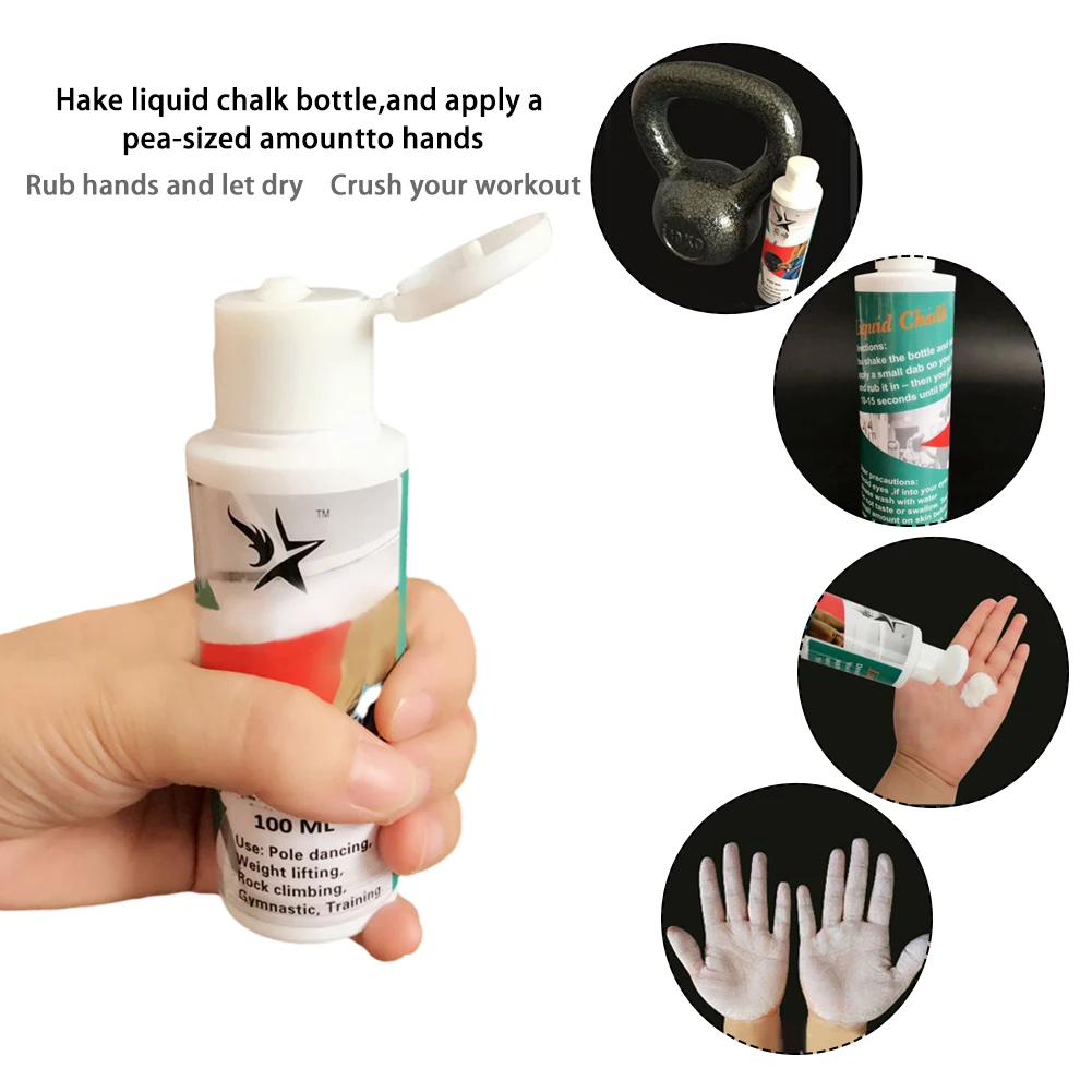 200ML Liquid Chalk Non-slip Powder Liquid Magnesium Powder Paste Suitable For Pole Dancing Rock Climbing Weightlifting