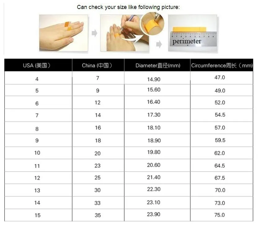 MEN RING SIZE