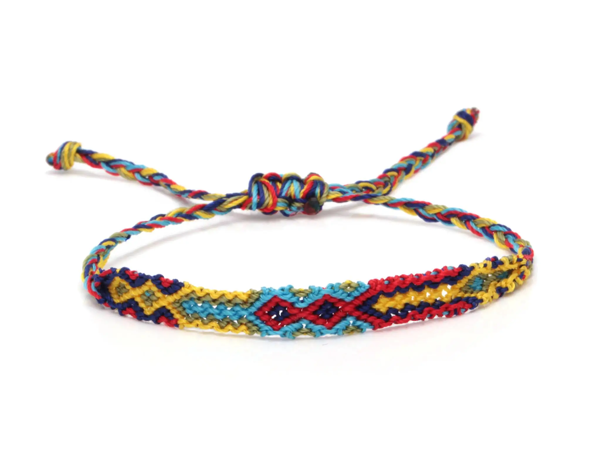 Светло-желтый цвет Boho радужный узор, цветные короткие тонкие браслеты Friendhip, 12 цветов, Океанский пляж, серфер, потрясающие браслеты, уникальный подарок - Окраска металла: Светло-желтый цвет