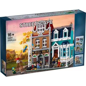 

10270 Bookshop 2524Pcs Creator City Street View Model Building Kits Blocks Bricks Toys Children Gift Compatible Le all brand