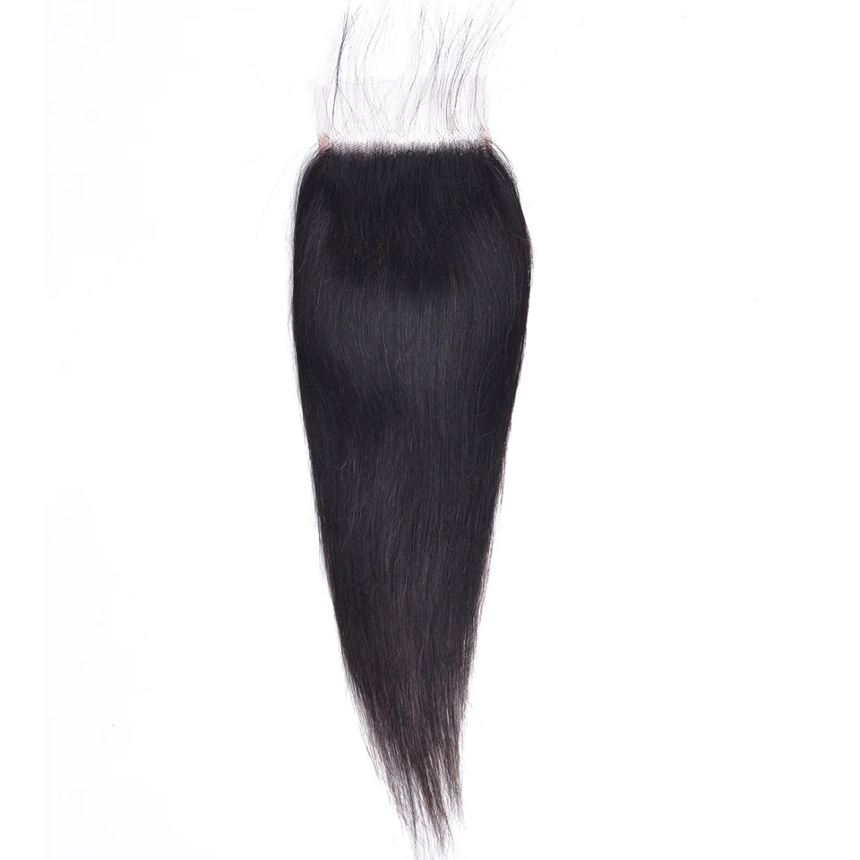 USEXY волосы бразильские прямые волосы HD прозрачное кружево Закрытие бесплатно/средний/Remy человеческие волосы 4x4 дюймов швейцарское кружево Закрытие