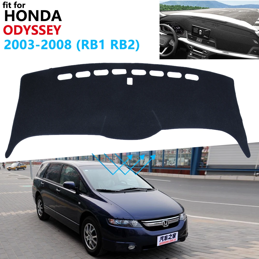 Защитная накладка на приборную панель для Honda odysley 2003 ~ 2008 JDM модель автомобиля