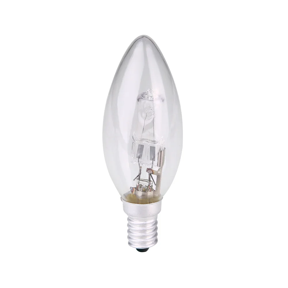 E14 для галогенных лампочек форма свечи AC 220 V-240 V освещение бытовые принадлежности