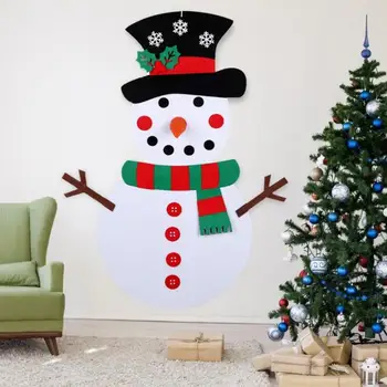 

Children DIY Toy Felt Xmas Tree Snowman New Year High-quality Soft Delicate Comfortable Children Gift Home Party Decoration