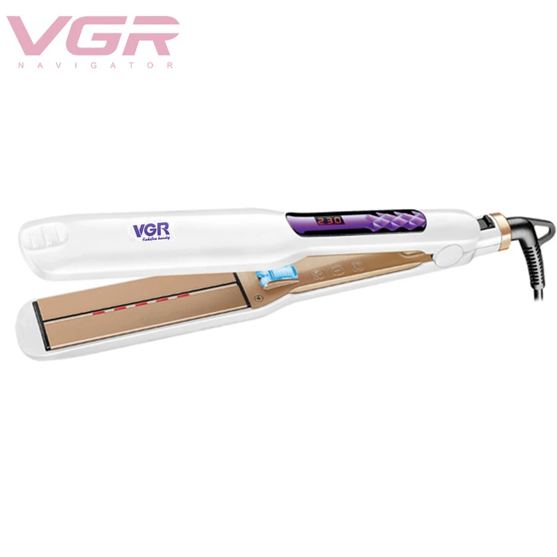 US $1.000.00 100V240V Ceramic Hair Straightener Fast Heating Lengthened Multifunctional Negative Ions Hair Straightener For Dry Wet Hair