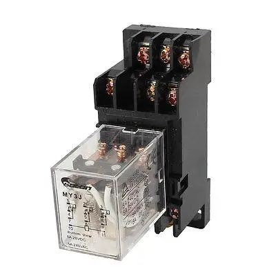 

AC110V Coil 3PDT 11P 11Pins General Purpose Power Relay 5A AC250V DC28V w Base