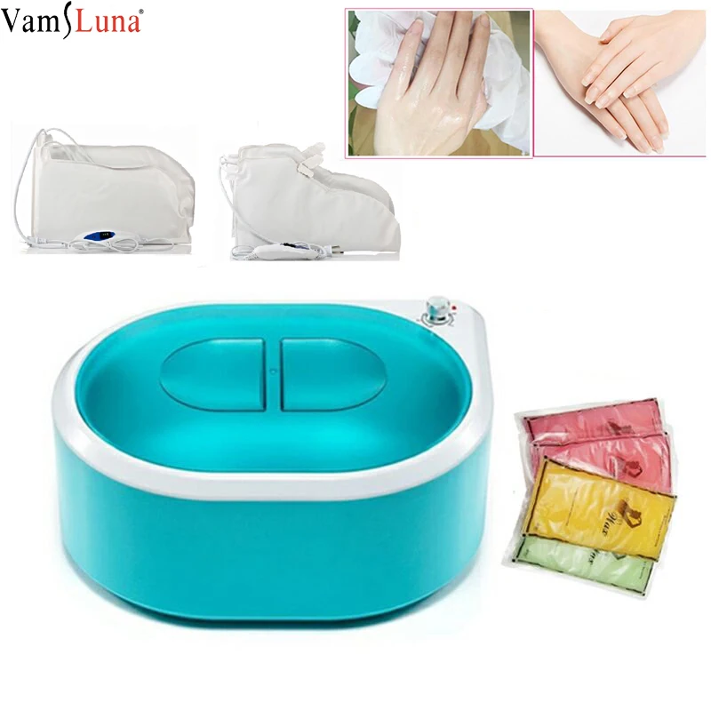 3L Wax Warmer Paraffin Heater With Heated Electrical Booties and Gloves Depilation Wax-melt Hair Removel Device Waxing Kit