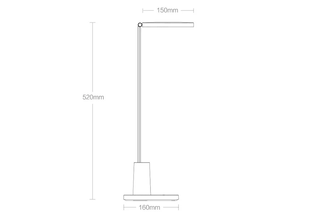 Xiao mi jia Yeelight настольная лампа Muse Prime 14 Вт светодиодный умный глаз защита интеллектуальное Регулирование яркости для mi home APP настольная лампа