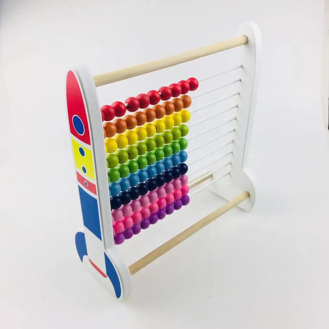 

Kirby 2018 Cartoon Castle Rocket Calculation Frame Early Childhood Educational Teaching Aids Wooden