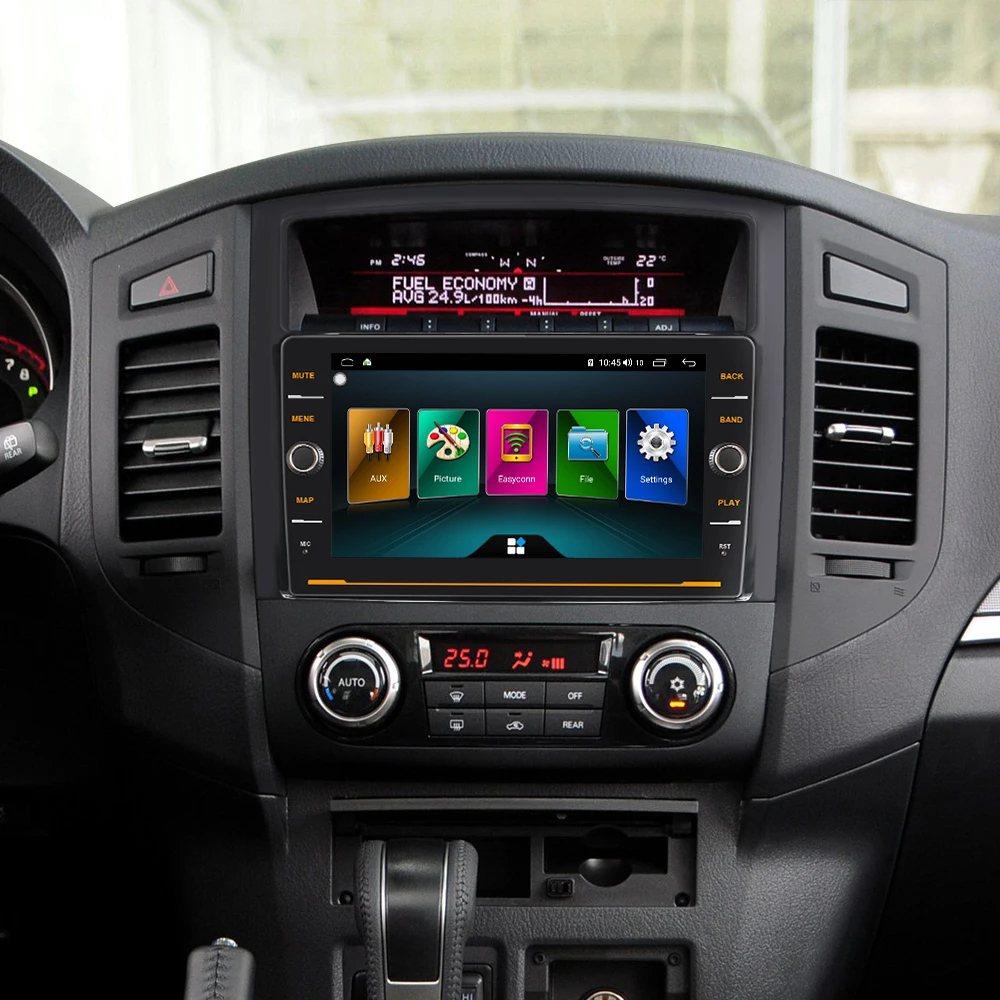 Pаспродажа EBILAEN автомобильный DVD радио плеер для Mitsubishi PAJERO 4 мультимедиа 2din Android 8,1 радио font b gps b font навигация V90 V97 камера заднего вида