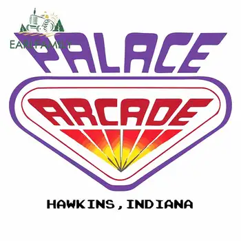 

EARLFAMILY 13cm x 10.7cm for Palace Arcade DIY Motorcycle Waterproof Suitable for VAN RV Windshield Car Stickers Vinyl Decals