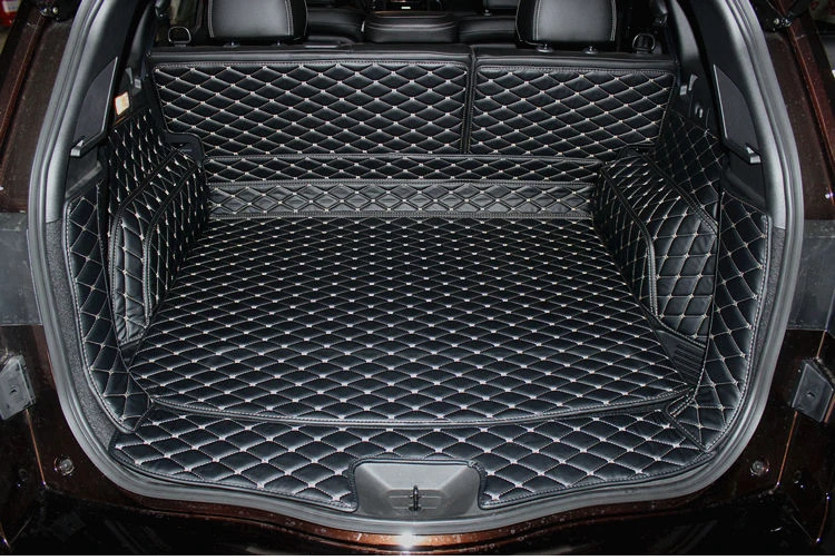 Коврик для багажника из волоконной кожи renault koleos 2016 2017 2018 2019 Samsung QM6 автомобильные