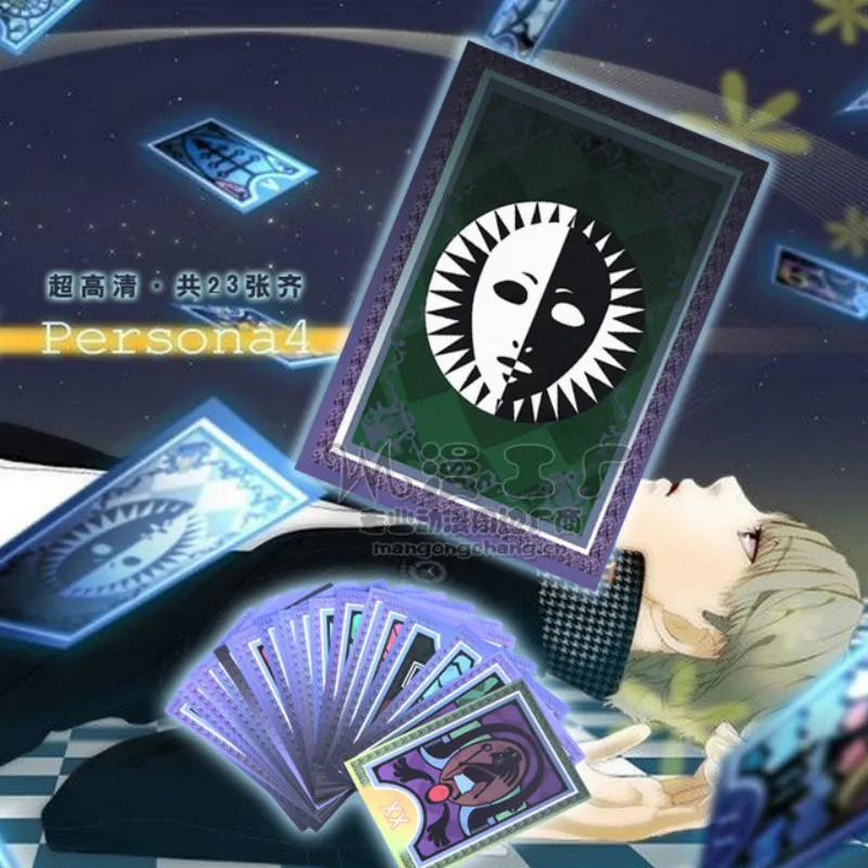 Игры аниме Persona 5 реквизит для косплея Таро карты 23 разные карты Аксессуары COS мальчики девочки Хэллоуин день детей игрушки подарок