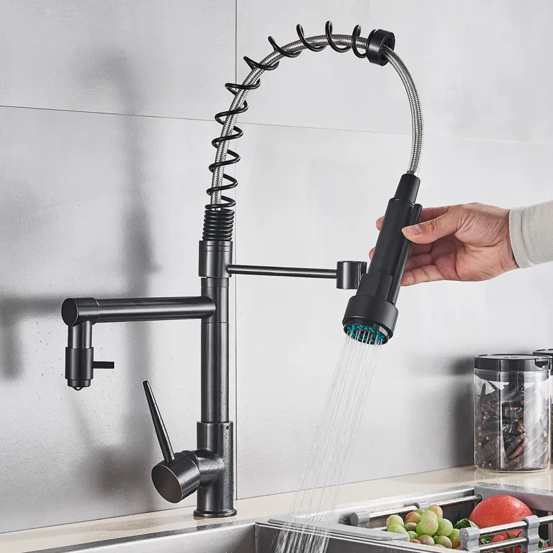 Robinet De Cuisine KWC DOMO 10.061.003.000 - Chrome, Extractible, 1 Trou - Neuf