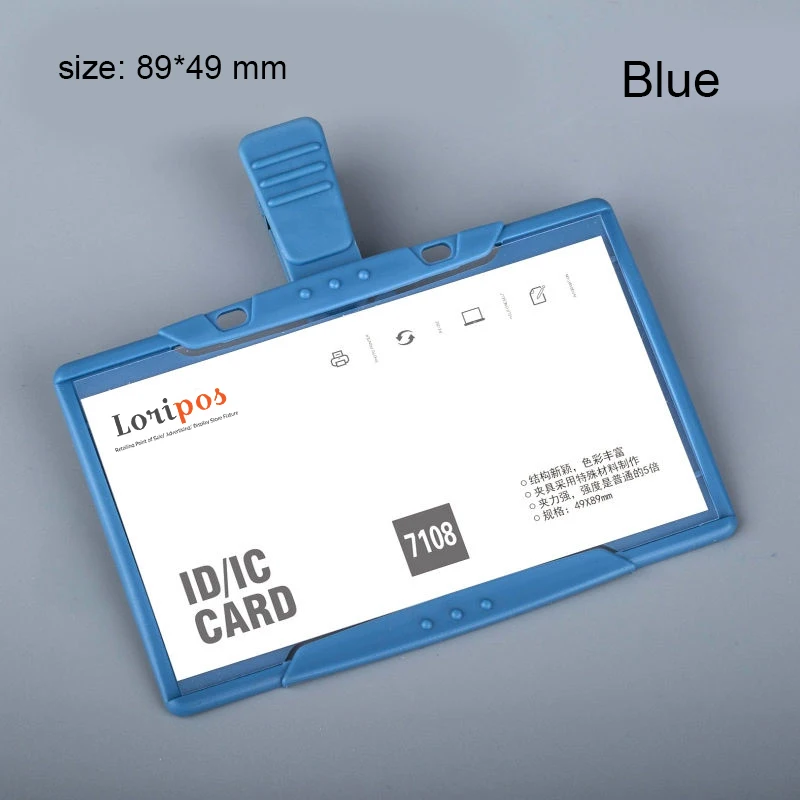 

ABS 89*49mm ID/IC card holder name tag badge for Kids Name LabelSchool Camp Office Business