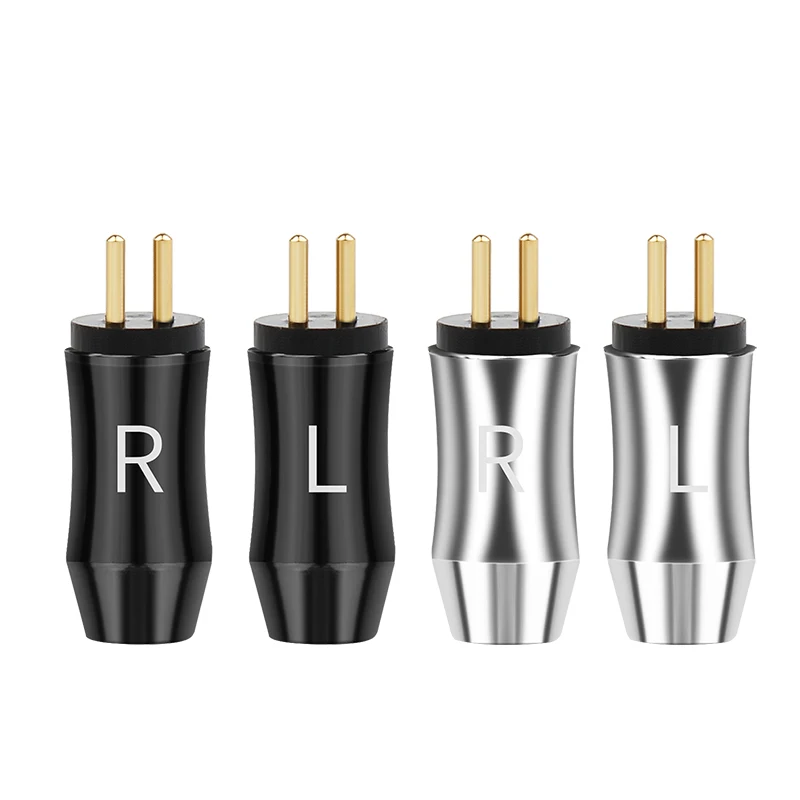 set QYFANG 0,78 мм штырьковый разъем для наушников UM3X W4R UE18 HiFi гарнитура алюминиевый сплав металлический штекер аудио разъем адаптер - Цвет: set