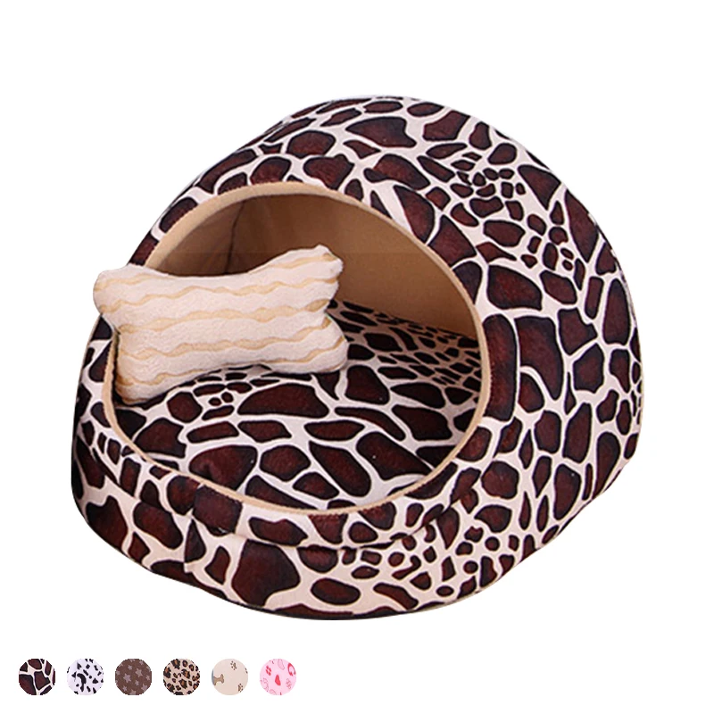 Cuatro Estaciones General perro nido gato nido pequeño perro de tamaño mediano gato cama nido de gato de casa Villa osito de peluche para perro mascota tienda