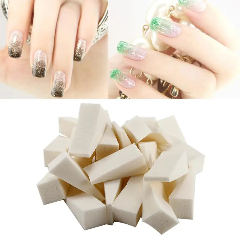 Kits de manicura de Arte de uñas esponja, gradiente de cambio de Color, esponja de estampado, fácil transferencia, herramientas de manicura DIY, 8/24 Uds.