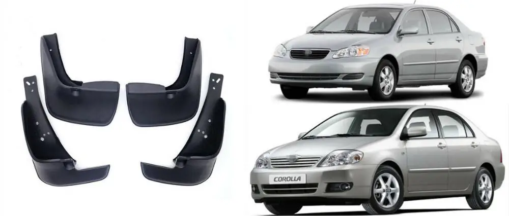 

New OE Quality Sport Splash Mud Flaps Guards PT769-12030 Fit For 2003-2008 Toyota Corolla Sedan