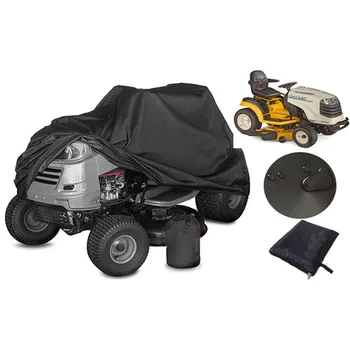 

Lawn Mower Cover -Tractor Cover Fits Decks Cover Heavy Duty 210D Polyester Oxford, UV Protection Universal Cover