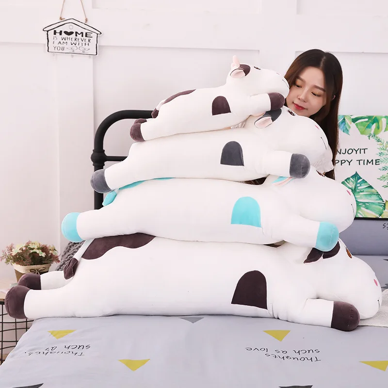 

Yangzhou Michaux Creative New Style Cute Cow Plush Pillow Papa Customized Cushion Milk Station Activity Gift