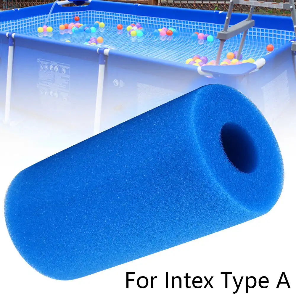 For Intex-Type H Washable Reusable Swimming Pool Filter Foam Sponge Cartridge