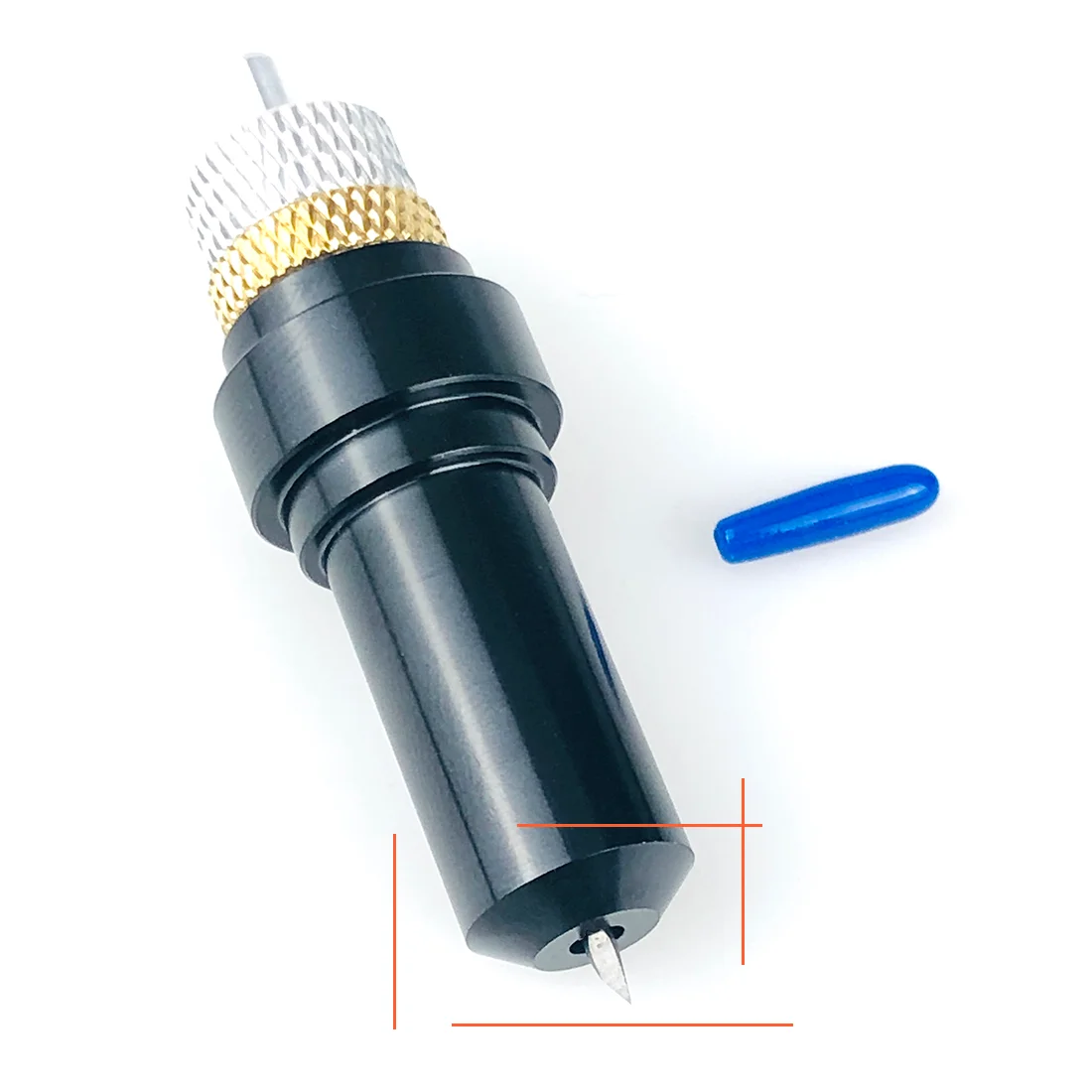 5pcs 60도 길이 20mm Dia 1.5mm 교체 칼 플로터 블레이드 조각 도구 Summa + 1pc 블레이드 홀더 부드러운