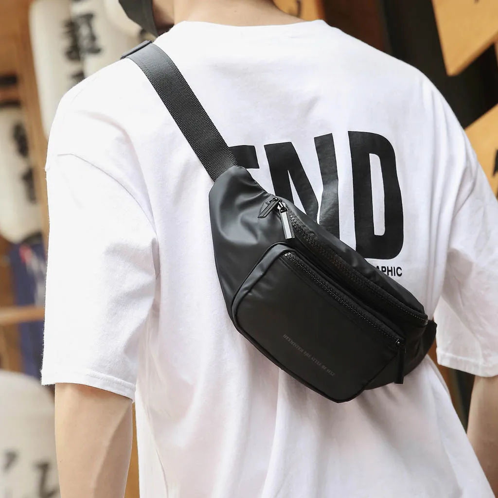 CONEED Fashion Waist Packs Unisex Large Capacity Sports Messenger Shoulder Bag Pouch For Women Run Outdoor Sports Chest Bag