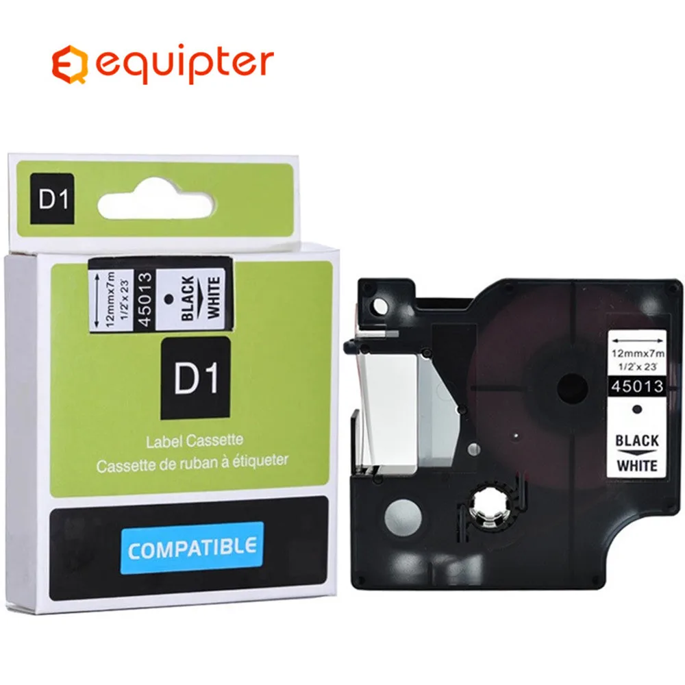 Cassette Tapes Dymo Label 45013 Manager 160-280-Label-Maker 12mm Ribbon Compatible