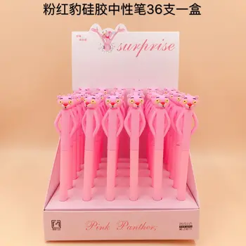 

36 Pcs Pen Cartoon Black Colored Gel-inkpens for Writing Cute Stationery Office School Supplies