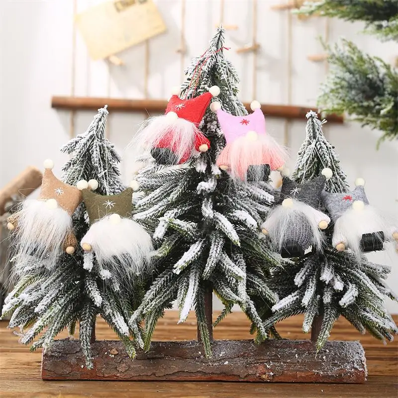 

S609 New Creative Pendant little doll Hanging ornaments for Christmas tree decorations Christmas gift Christmas supplies