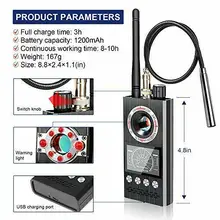 K68 anti espião sem fio rf detector de sinal bug gsm gps tracker câmera escondida dispositivo de escuta mais recente versão profissional