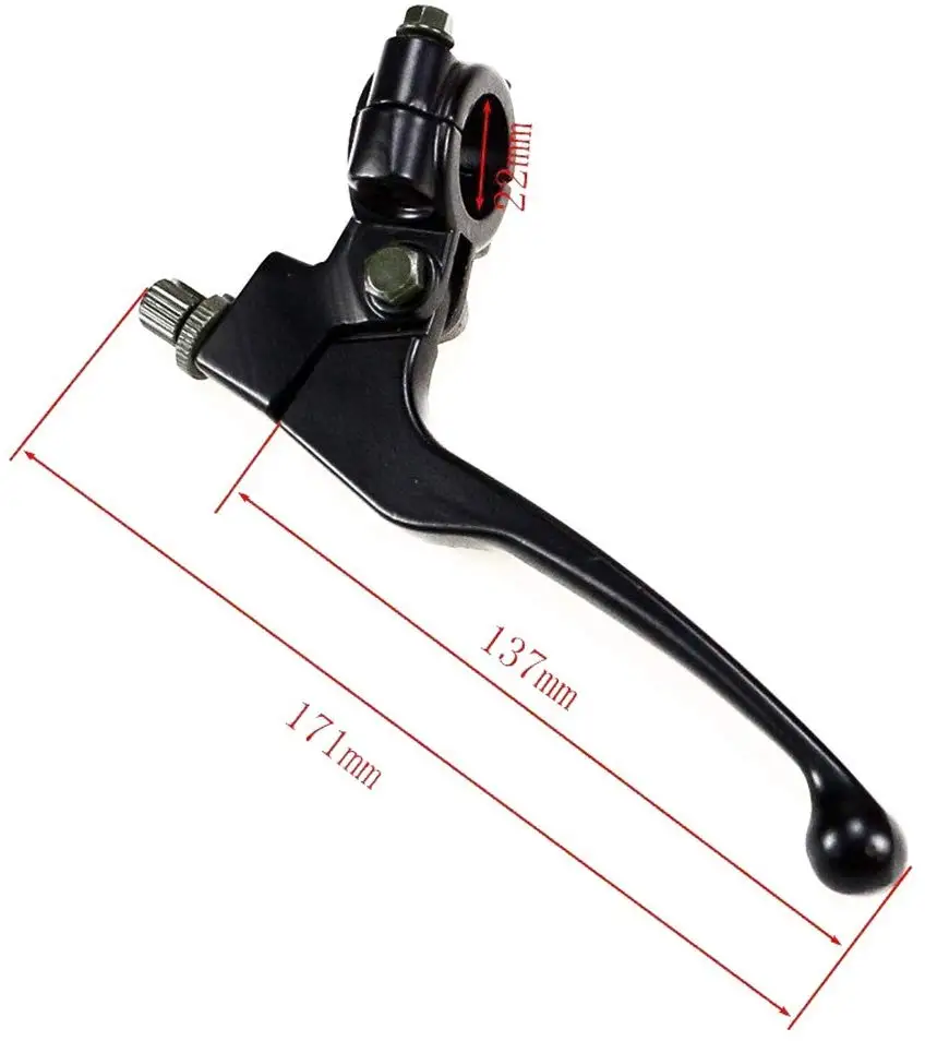 JCMOTO 7/8 ''левая ручка сцепления Рычаг Fit Pit Pro Trail SSR Taotao Roketa Dirt PIT Bike