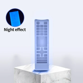 

Silicone Case Remote Control Protective Cover Suitable for Samsung TV BN59 AA59 Series Remote Control Luminous Blue