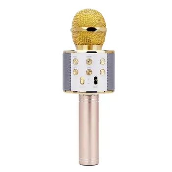 

Wireless Portable Handheld Bluetooth Karaoke Microphone Singing Machine