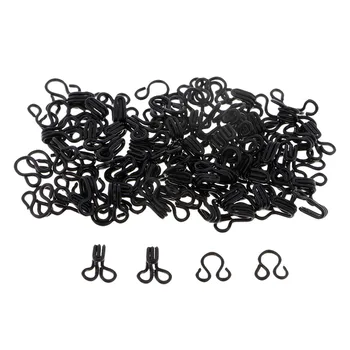 

50 Pairs Metal Hooks and Eyes Closure Sew on Buckle for Bra Clothing Sewing Accessory