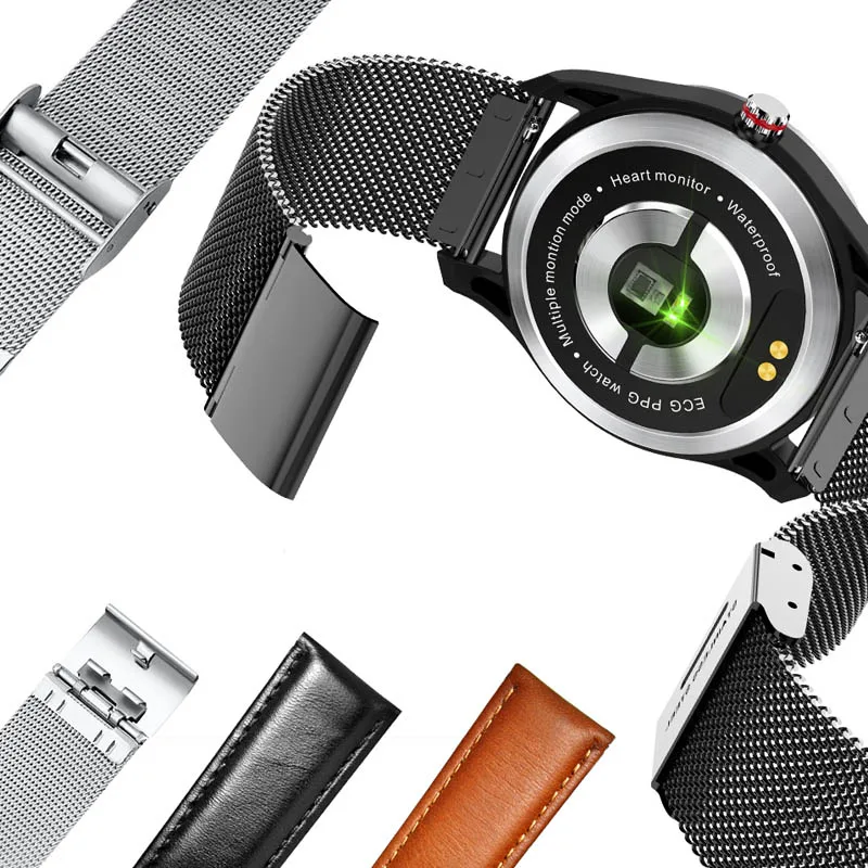 MX9 PPG ECG Smart Watch Blood Pressure Heart Rate Blood Pressure Monitor with IP68 Waterproof Smart Bracelet for Android iOS