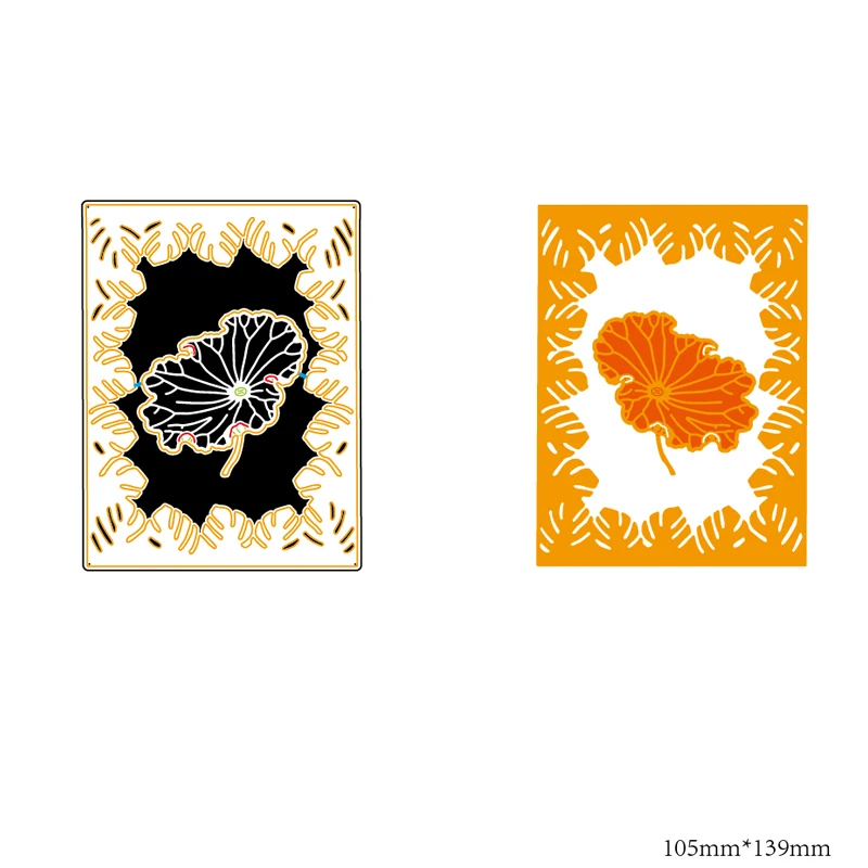 

ZhuoAng Lotus Cutting Dies for Card Making DIY Scrapbooking Photo Album Decoretive Embossing Stencial