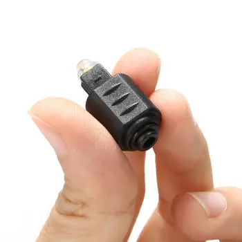 

1pcs Mini Optical Audio Adapter 3.5MM Female Jack to Digital Toslink Male Plug Cable Adapter for Amplifier