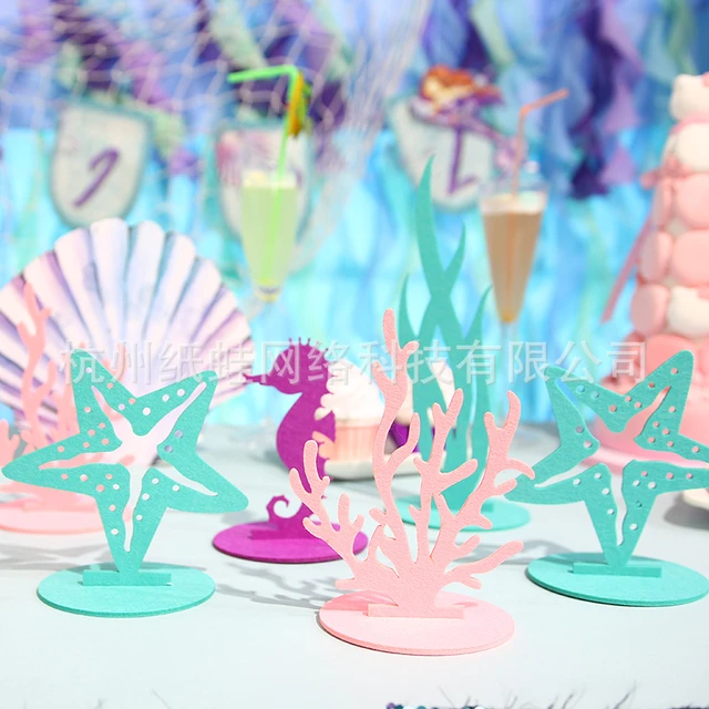 mermaid birthday decorations – Compra mermaid birthday decorations con  envío gratis en AliExpress version