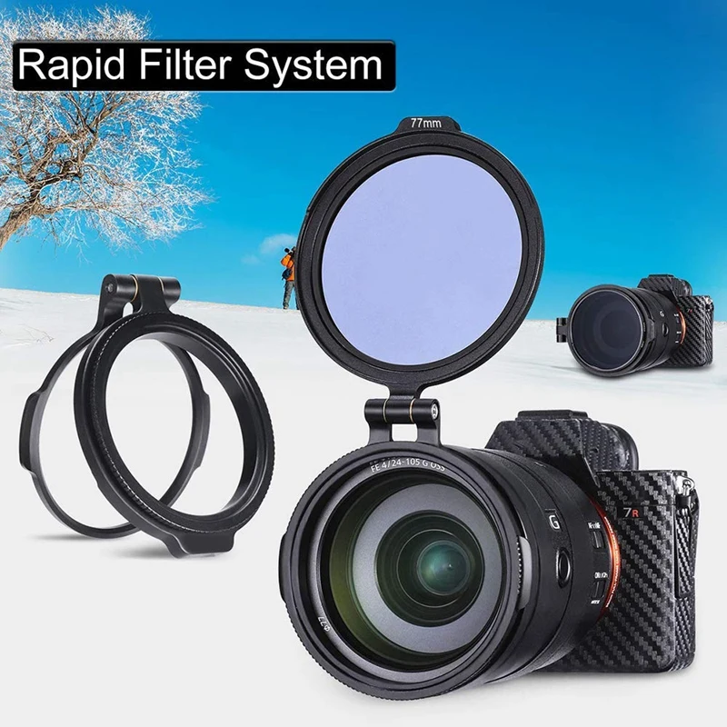 ND быстросъемный переключатель держатель объектива фильтр для DSLR камеры