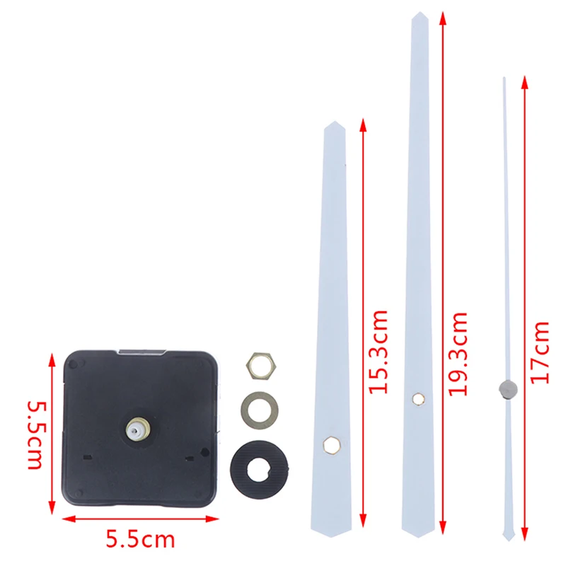 Hot 1Set New Hot DIY Quartz Clock Movement Mechanism Hands Wall Repair Tools Parts Silent Kit images - 6