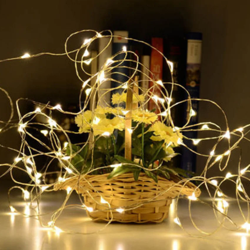 2 метра пробка для бутылки вина медная проволока струнная лампа сказочная