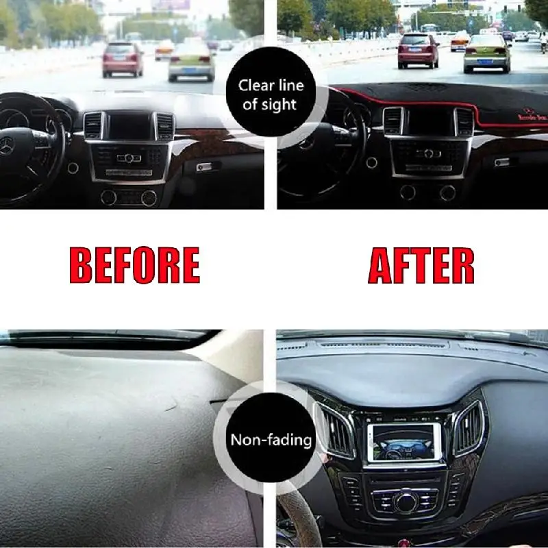 Коврик для приборной панели коврик подходит Toyota Corolla 2019 2020 красный чехол