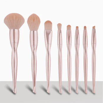 

Aigemei Make Up Brushes Set Powder Foundation Eyeshadow Blush 8pcs Makeup Brushes Set Professional With Box High Quality