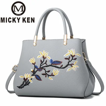 

Women Bag Zipper Embroidery Handbag Flower Bag Floral Tote Ladies Evening Strap Bags Colorful Female Messenger Bags Sac