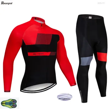

2020 WINTER CYCLING RACING TEAM Jersey Bike Pants Sportswear Ropa Ciclismo MENS Thermal Fleece 20D Pro BICYCLING Jersey Maillot