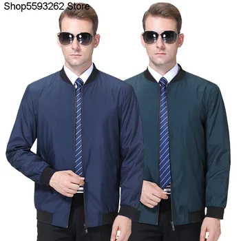 

2020 Autumn Middle Age Men's Jacket Business Leisure Li Collar Boutique Men Jacket Coat