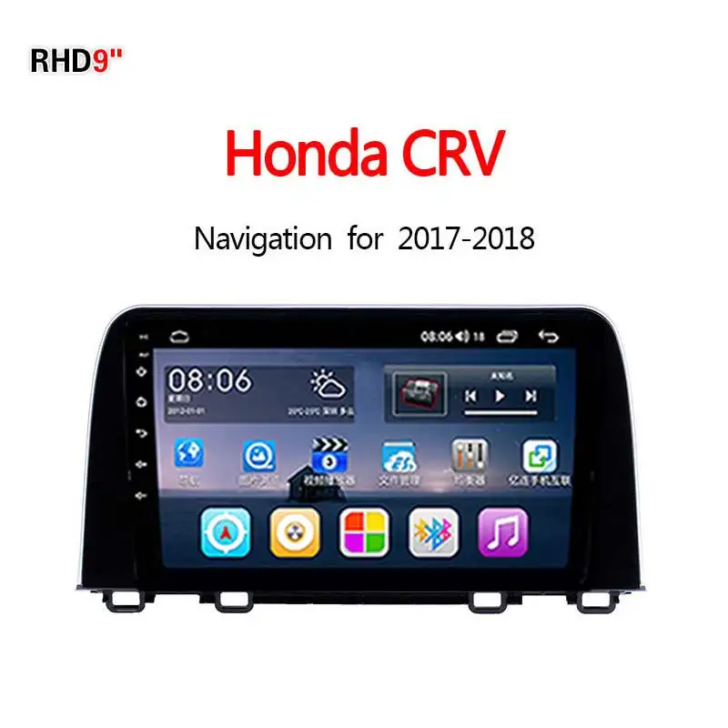Lionet gps навигация для автомобиля Honda CRV- 9 дюймов RH1017X - Размер экрана, дюймов: 4G8core64G