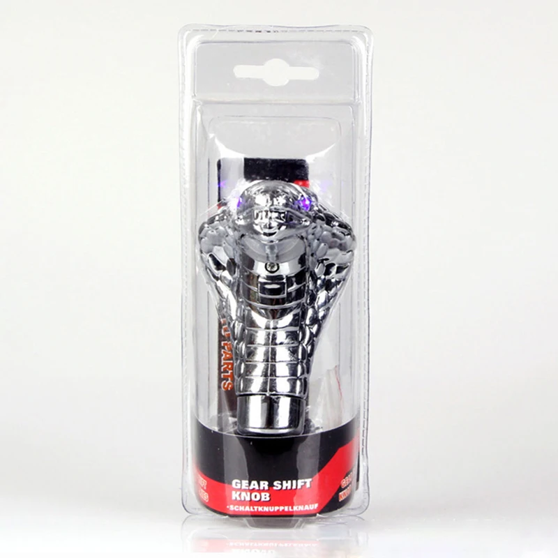 Universal Car Gear Shift Snake-shaped Head Luminous Shift Lever Auto Car Manual Gear Knob Stick